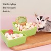 2 Pcs Ceramic Feeding Bowls for Small Pets, Anti-Tip, Anti-Slip