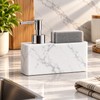 Kitchen Soap Dispenser with Sponge Holder for Sink Organization –