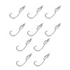 HAMILO Fishing Jig Head Worm Rigging Texas Rig Approx. 0.4 oz (10 g) Set of 10