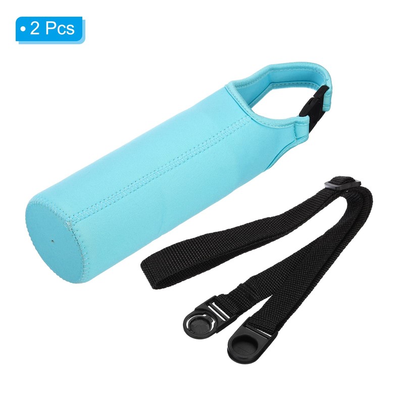 PATIKIL Portable Insulated Neoprene Water Bottle Carrier with Detachable Adjustable