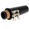 Clarinet Clarionet Mouthpiece Plastic with Cap Metal Buckle Reed