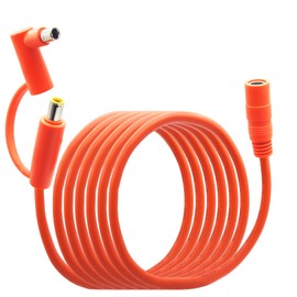 LANMINGLEL 14AWG DC 8mm Extension Cable, DC7909 Solar Panel Power Wire, Solar Charging Cord Female to Male with DC8020 Power Adapter,for Generators, Portable Power Station (2M)