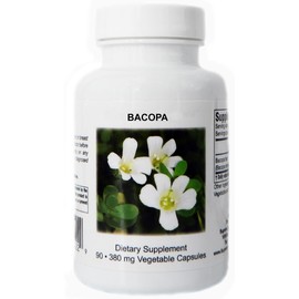 Supreme Nutrition Bacopa, 90 Pure Bacopa Herb Vegetarian Capsules