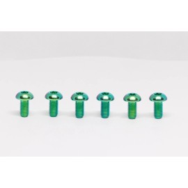 Rippin Moto Titanium Front Rotor Bolts (6 Pack) for Sur-Ron & E-Ride PRO Green