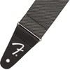 Fender WeighLess Tweed Guitar Strap, 2in, Gray & Strap Blocks