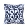 Ubouigr Navy Blue Greek Key Maze Frame Throw Pillow Covers,