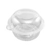 Xshelley 100 pieces PE Material Plastic Single Individual Cupcake Muffin