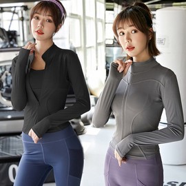 Johansson Yoga Fitness Zip-up SD-210929 Gray/M