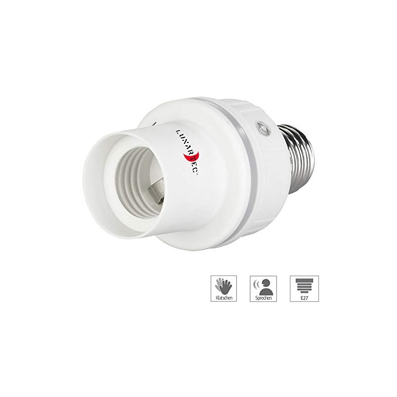 Lunartec Gossip Lamp: Lamp Socket Adapter E27 to E27 with