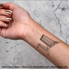 4 x 'Shopping Trolley' Temporary Tattoos - Water Resistant, Skin-Safe,