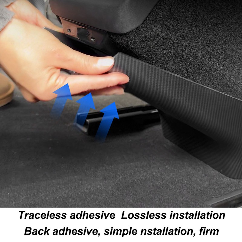 Rear AC Vent Outlet Anti Kick Trim Cover Scratch Proof
