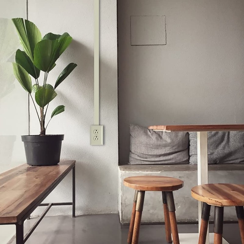 Legrand Wiremold NM2-D Nonmetallic Plastic Raceway for Extending Power, Outlet