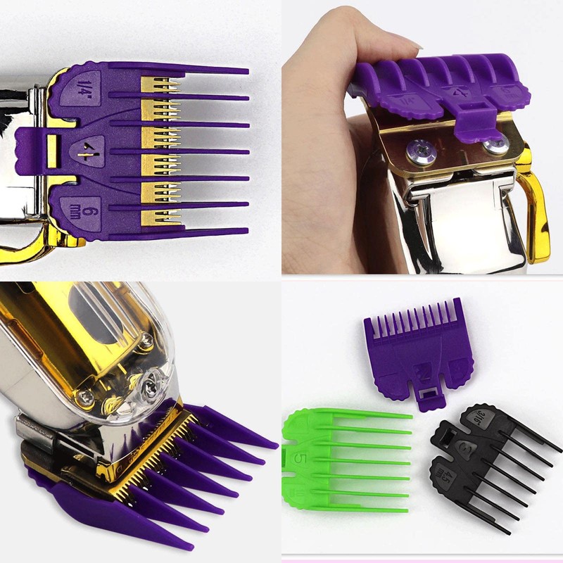 MUNSKT 10PCS Professional Hair Clipper Guards Combs, Replacement Spares Haircut