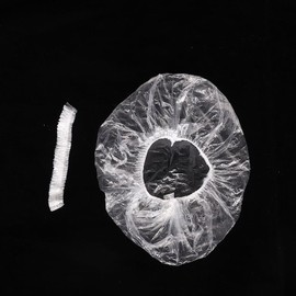 Disposable plastic cap, dyed hair cap, shower cap, sanitary cap PP-10167 / 일회용 비닐캡 염색 헤어캡 샤워캡 위생모자 PP-10167