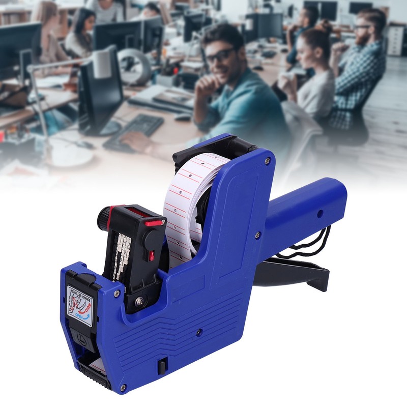 Price Tag Gun Coding Machine 8 Digits with 10pcs White