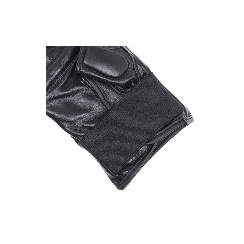 MARTIAL WORLD Knuckle Finger Gloves Open Finger PG38-L-BK Black L