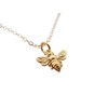 3D Bumble Bee Charm 14k Gold Filled Dainty Necklace