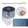 Plastic Vinyl Strip Door Curtain, 148 Ft * 7 in