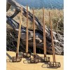 Blackway Boat Models MINIATURE OYSTER TONGS, HAND TONGS, 13 IN.