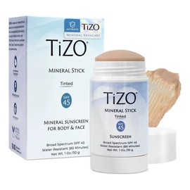 TiZO  Ultra Zinc  Protector Solar Mineral Facial y Corporal  Sin Color  Sunscreen Resistente al Agua  SPF 40  Bloqueador con Óxido de Zinc  Skin Care
