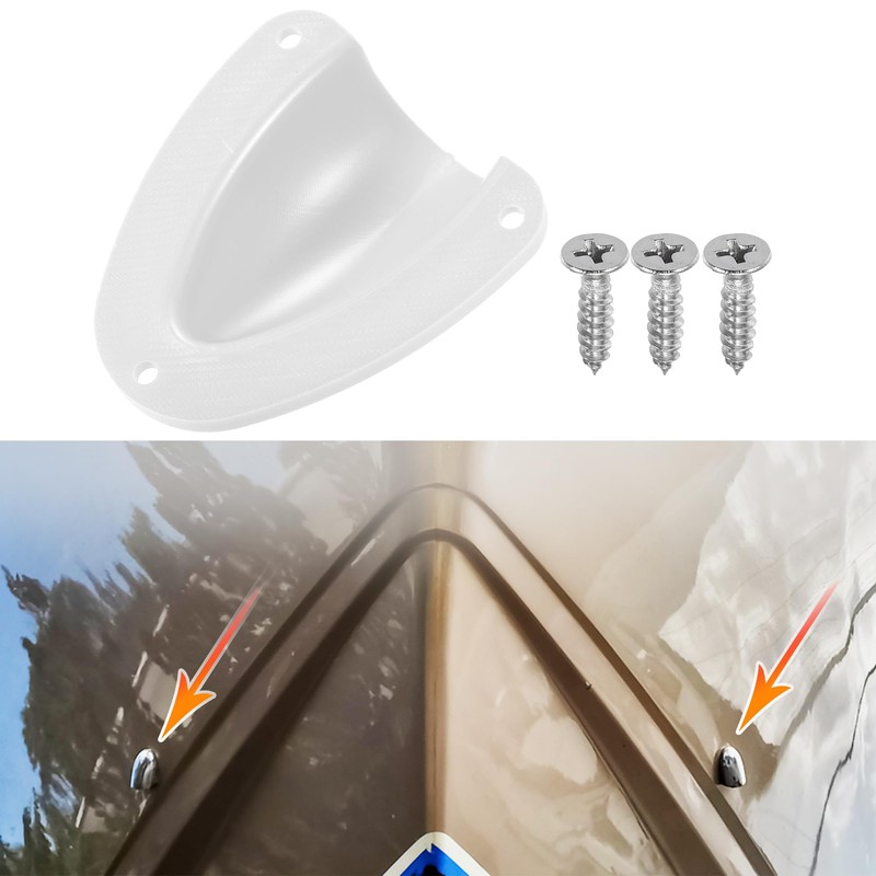 X AUTOHAUX 2.91"x2.64"x1.02" Marine Boat Wire Cover Transducer Wire Cable