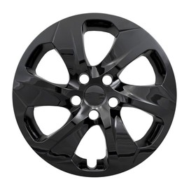 Fuel Rider 17 inch Gloss Black ABS Hubcap Wheel Cover for 2019-2022 Toyota Rav4 LE (Set of 4) Wheelcovers for 17 inch Standard Steel Wheels- Auto Tire Cover Replacement Exterior Cap Cover