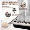SANYCASA 4x8 Inches Air Floor Vents Register Ease Adjust Air