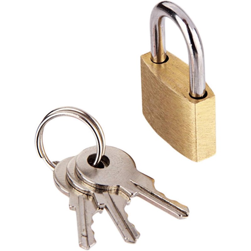 Gold and Silver Small Size Wolf Dog Copper Padlock Wolf