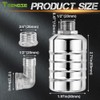 Teengse 2Pcs Automatic Water Level Control Float Valve 304 Stainless