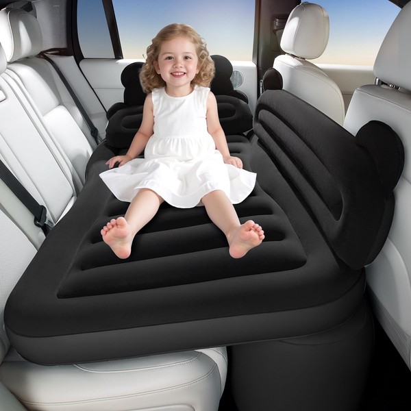 BEBAS Inflatable Cartoon Car Air Mattress- Thickened Camping Travel Car