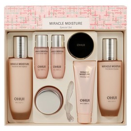 OHUI 오휘 미라클 모이스처 핑크 베리어 3종 스페셜 세트 OHUI Miracle Moisture Pink Barrier 3-Piece Special Set