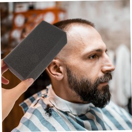 WOONEKY 5pcs Hair Cleaning Sponge Brush for Barbers Portable Neck Duster and Shaved Hair Sweep Tool Soft and Comfortable Grip for Salon and Haircut Use