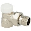 Heimeier Thermostat Base V-exakt II RG Nickel-Plated Corner 3/8 Kvs