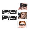 FRCOLOR Sets Professional Eyebrow Ruler Makeup Stencil Set Reusable Shaper