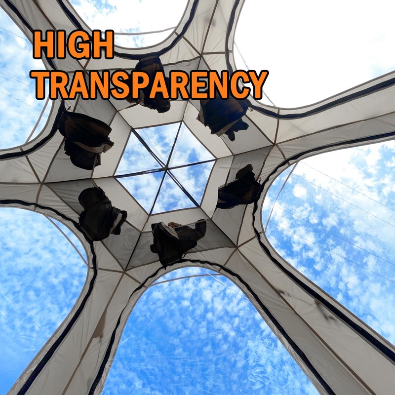 Transparent Rainfly Replacement for AYAMAYA Screen Tent, to Make a