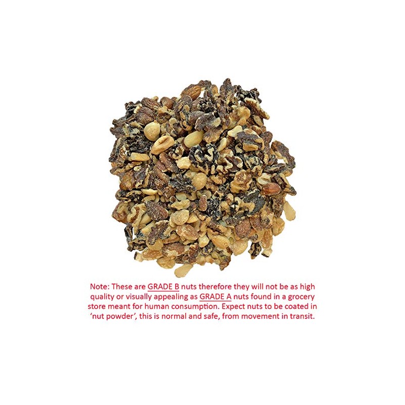 Premium Nut Mix - Unroasted, Unsalted Walnuts, Hazelnuts, Almonds -