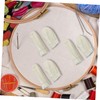 BEANPRECOY 10Pcs Leather Finger Cots DIY Finger Thimble Leather Thimble