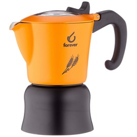 KAUFGUT 121581 Miss Orzi Aluminio 2 Cups Coffe Maker 400 Gram, 500 W, Multi