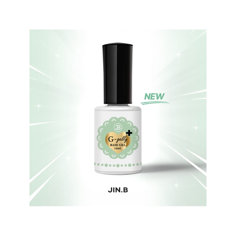 classic nail Gracia Jinbee Gijelly Base Gel Plus 2pcs +