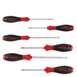 iha Schraubendreher Set SoftFinish® (26113) 6 tlg. I Schraubenzieher Satz für Alltag, Handwerk, Industrie I Schraubwerkzeug Schlitz/Kreuz