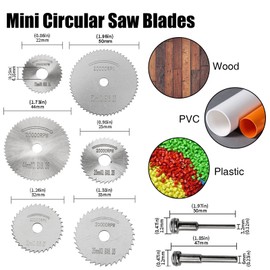 XdealCozyxc 90 Pcs Cutting Discs for Dremel, High Speed Steel & Resin Cutting Discs for Wood Metal Plastic Glass Stone