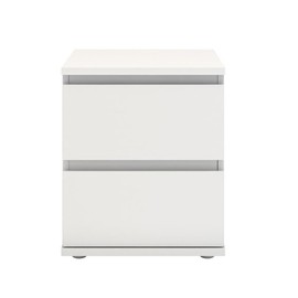 Tvilum 2 Drawer Bedroom Nighstand, White
