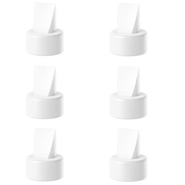 Entenschnabelventile für Spectra S1, S2, 9 Plus, Motiv Luna, Ersatz-Entenschnabelventile für Spectra-Milchpumpen-Teile, Silikon-Material, keine Lücke, originale Pumpeffizienz, 6 Stück