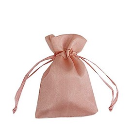60 pcs 3x4-Inch Dusty Rose Satin Drawstring Bags - Wedding Party Favors Jewelry Pouch Candy Gift Bags