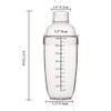 FEOOWV Plastic Cocktail Shaker, Hand Drink Mixer Boba Tea Shaker