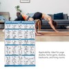 60x90cm Workout Charts Clear Rugged Easy Reading Bodyweight Exercises Poster