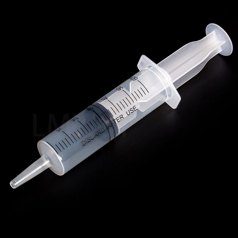 60 ml Large Syringe with Hose for Scientific Laboratories, Garden