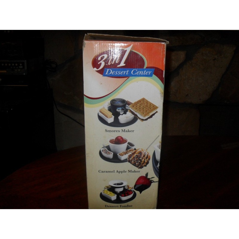 CASAMODA S'MORES MAKER 3 in 1 DESSERT CENTER
