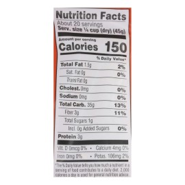 Lundberg Heirlooms Rice Organic Brown Short Grain Gluten Free 32 oz (Pack of 6)