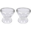 HEALTHANDWEALTH Transparent Glass Eye Wash Cup with Storage Container -